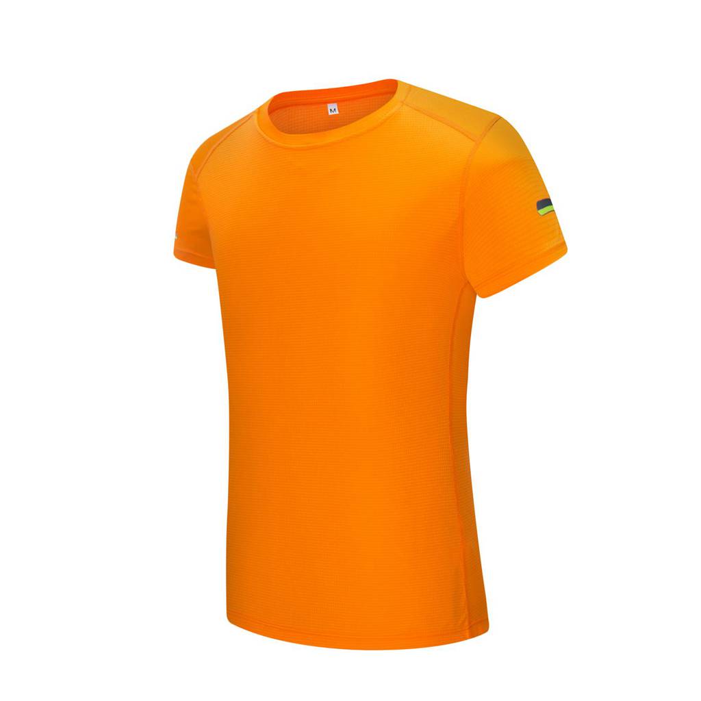 女士運(yùn)動系列-簡約時尚圓領(lǐng)T恤（橘色）