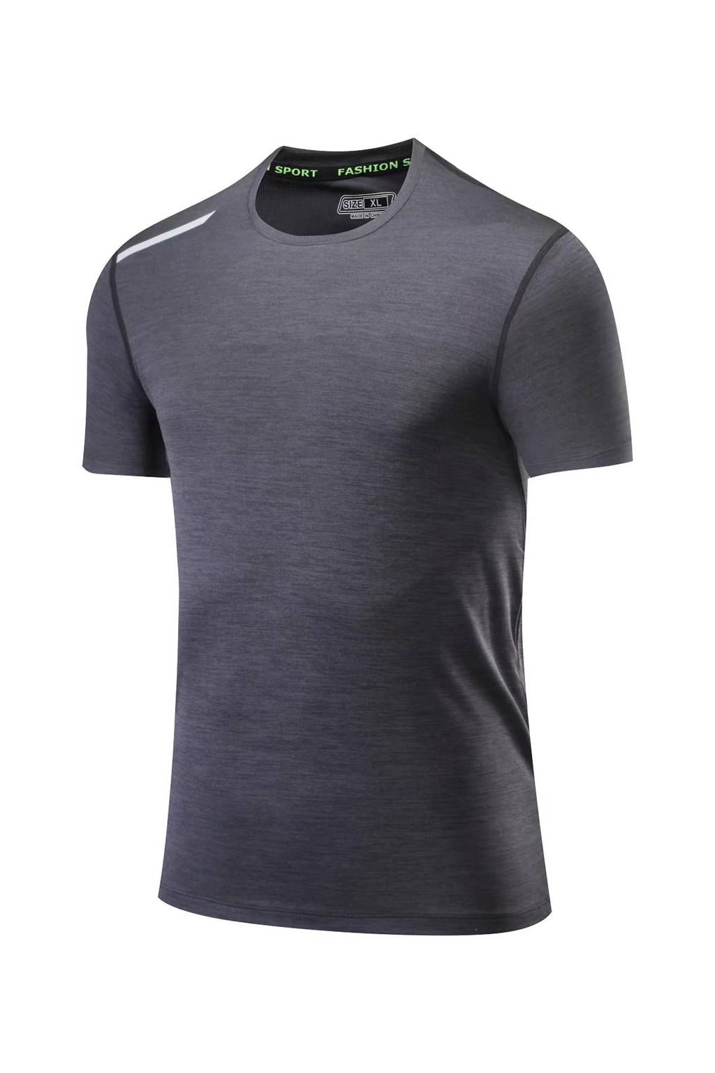 短袖文化衫 夏季圓領(lǐng)吸汗速干透氣文化衫運動T恤跑步健身3D細節(jié)